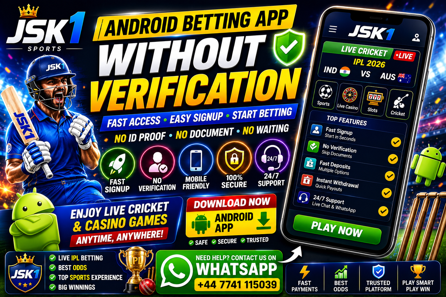 Android Betting App Without Verification