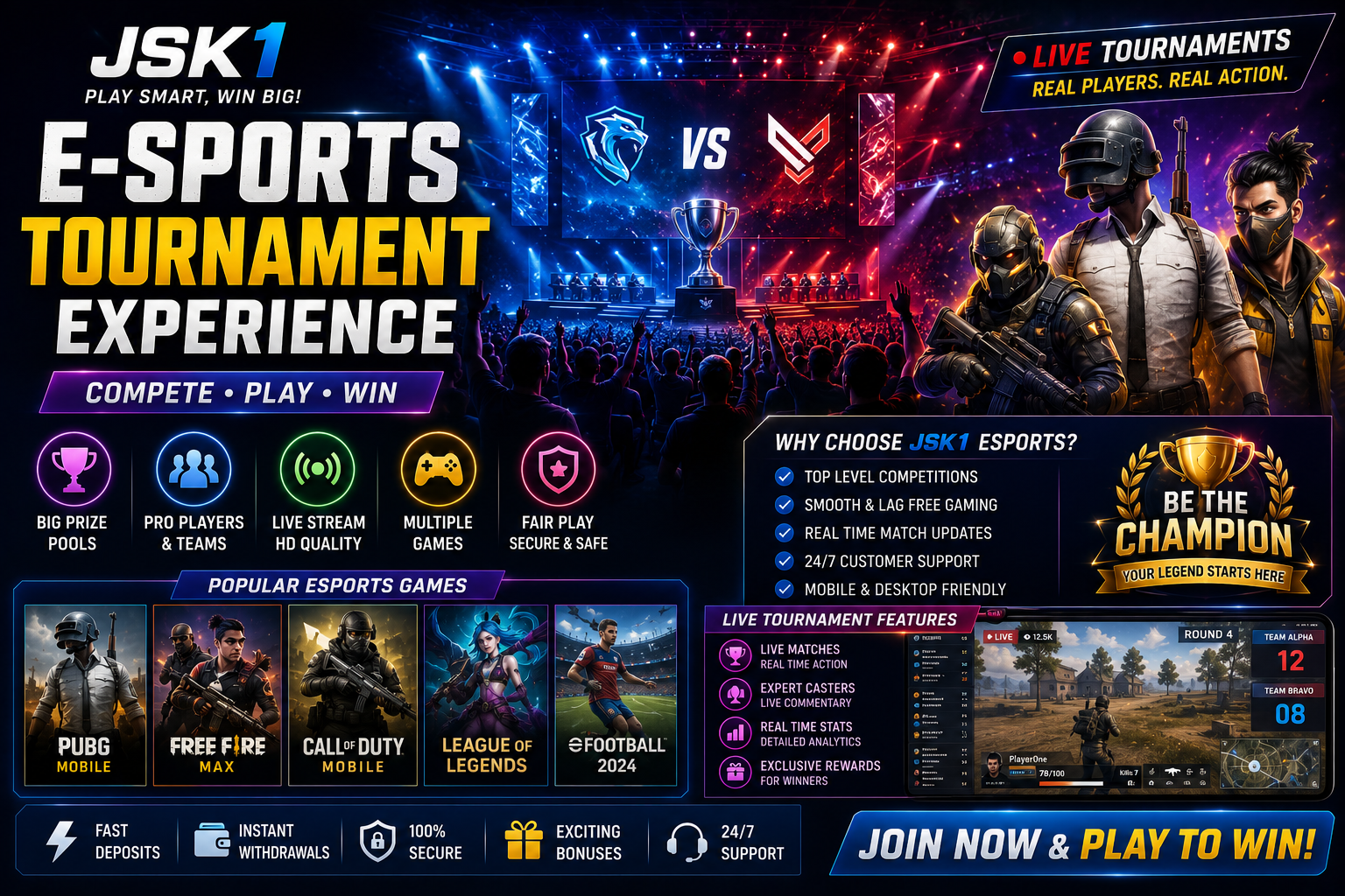 Best Online E-Sports Tournament Experience
