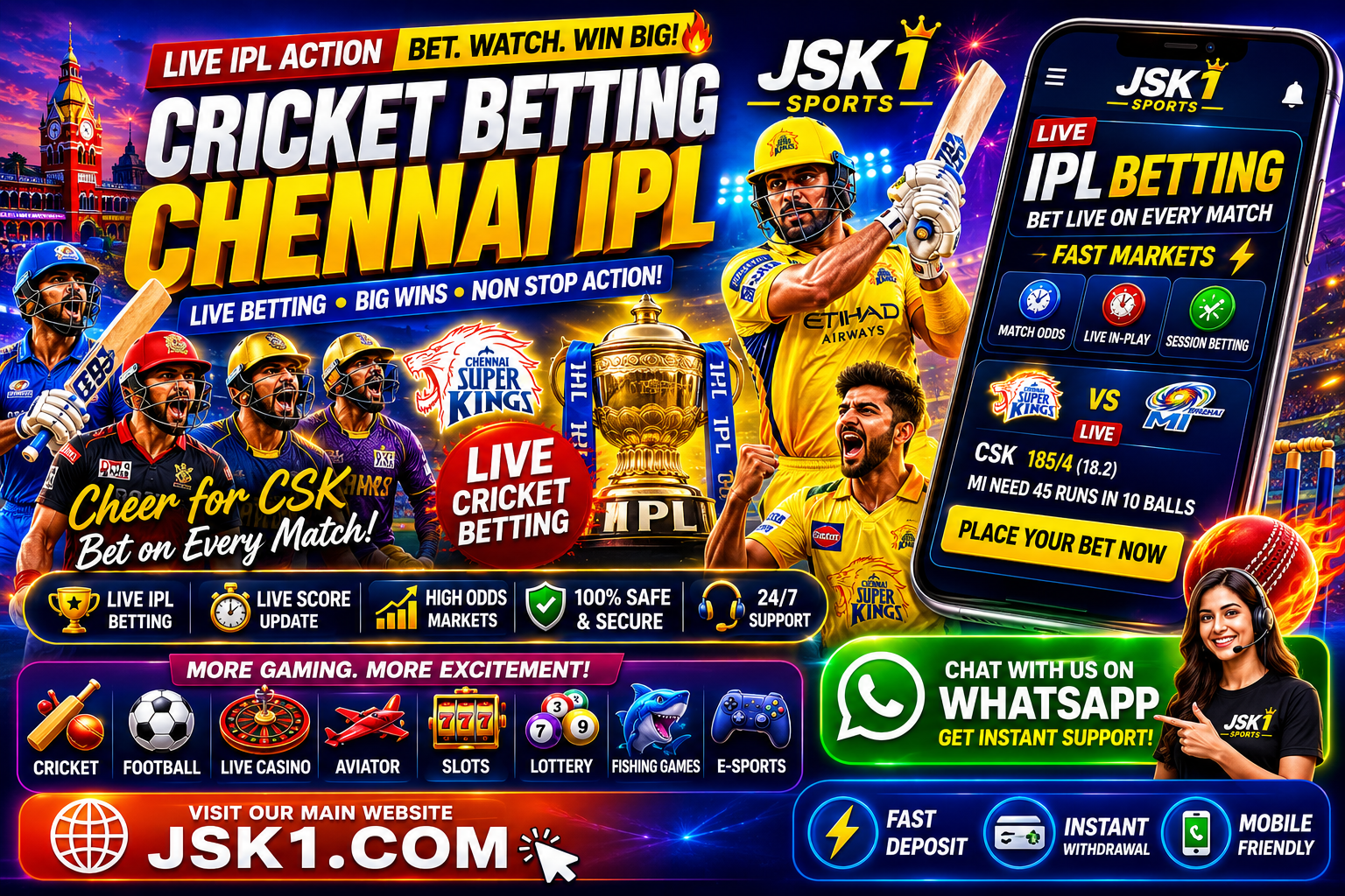 Cricket Betting Chennai IPL – Live IPL Sports Betting Guide