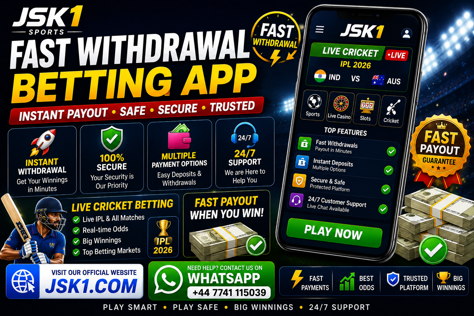 Fast Withdrawal Betting App