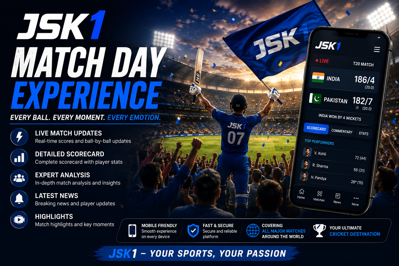 Inside the JSK1 Match Day Experience for Cricket Fans