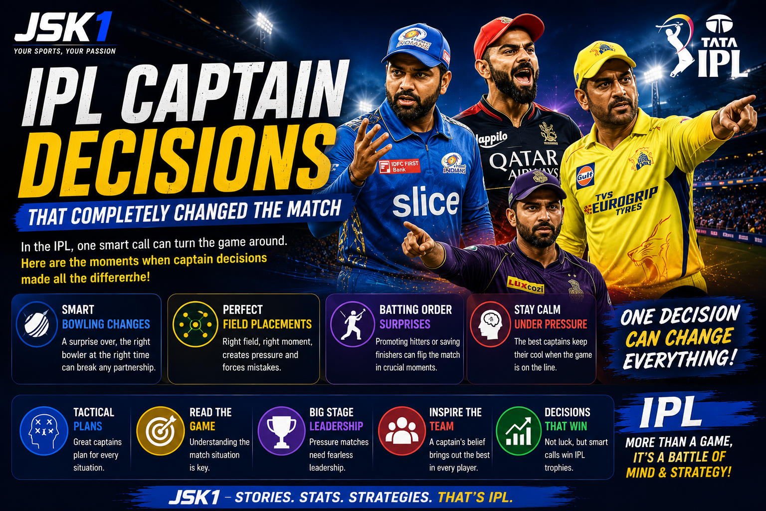 IPL Captain Decisions That Completely Changed the Match