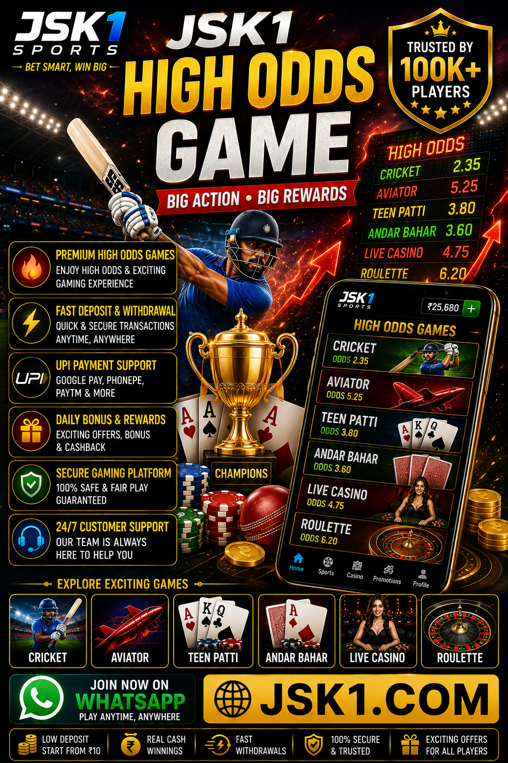JSK1 High Odds Game
