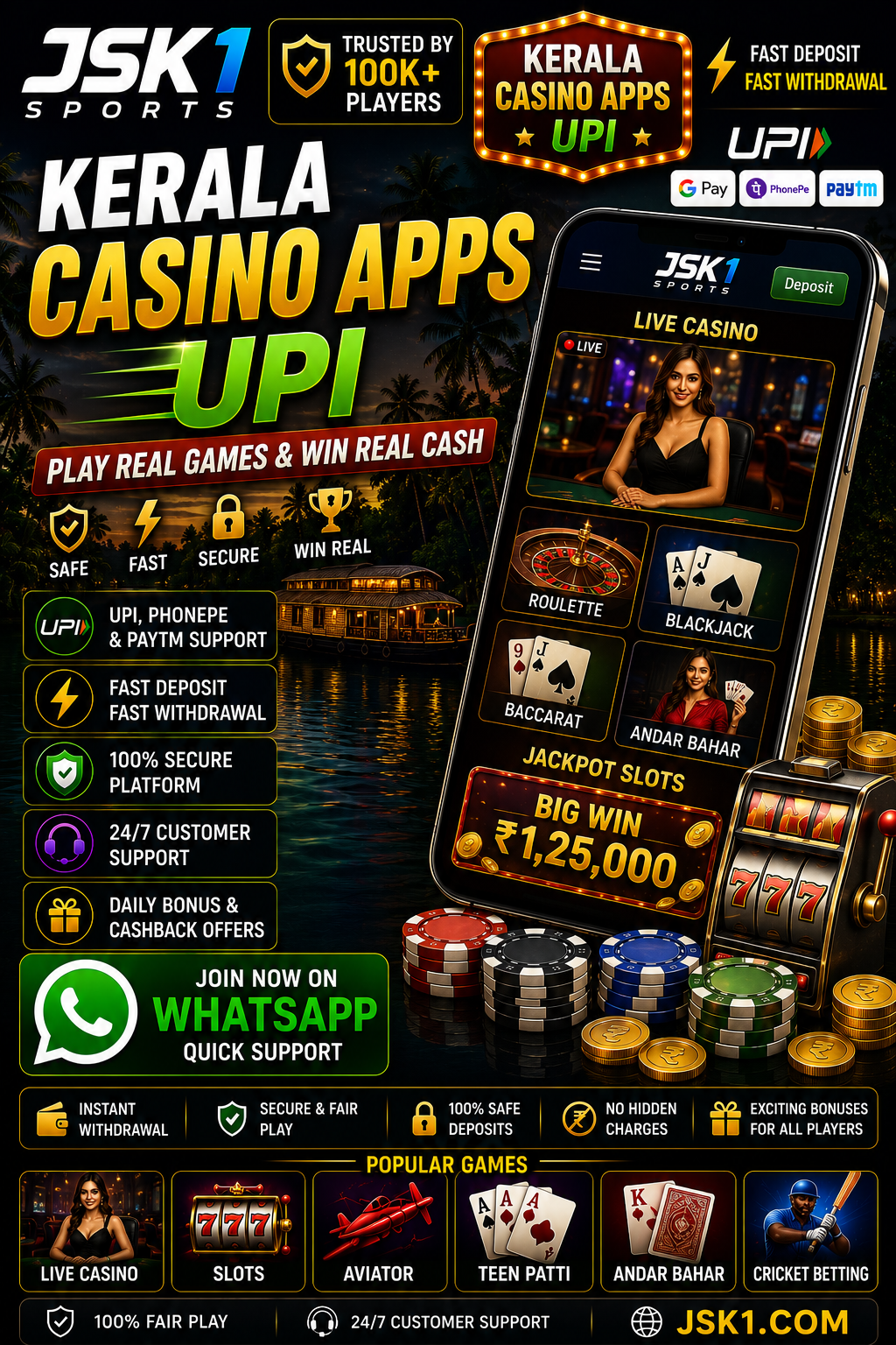 Kerala Casino Apps UPI
