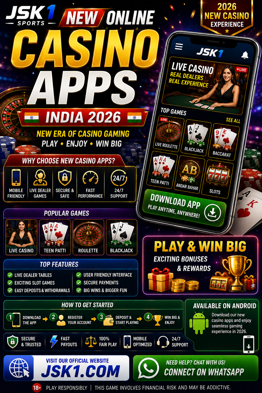 New Online Casino Apps India 2026