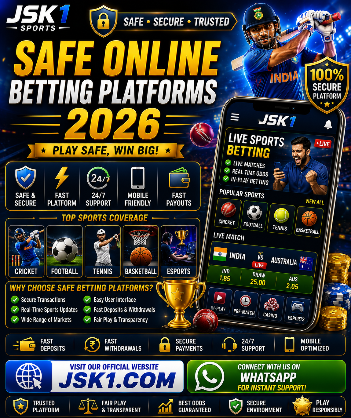 Safe Online Betting Platforms 2026