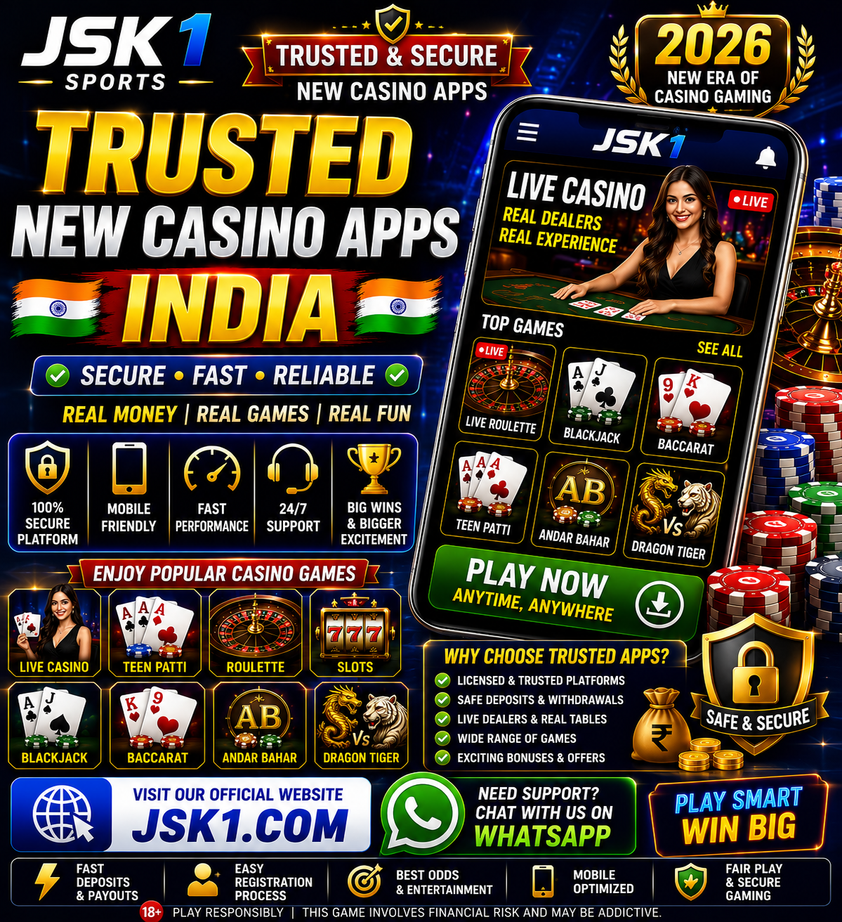 Trusted New Casino Apps India