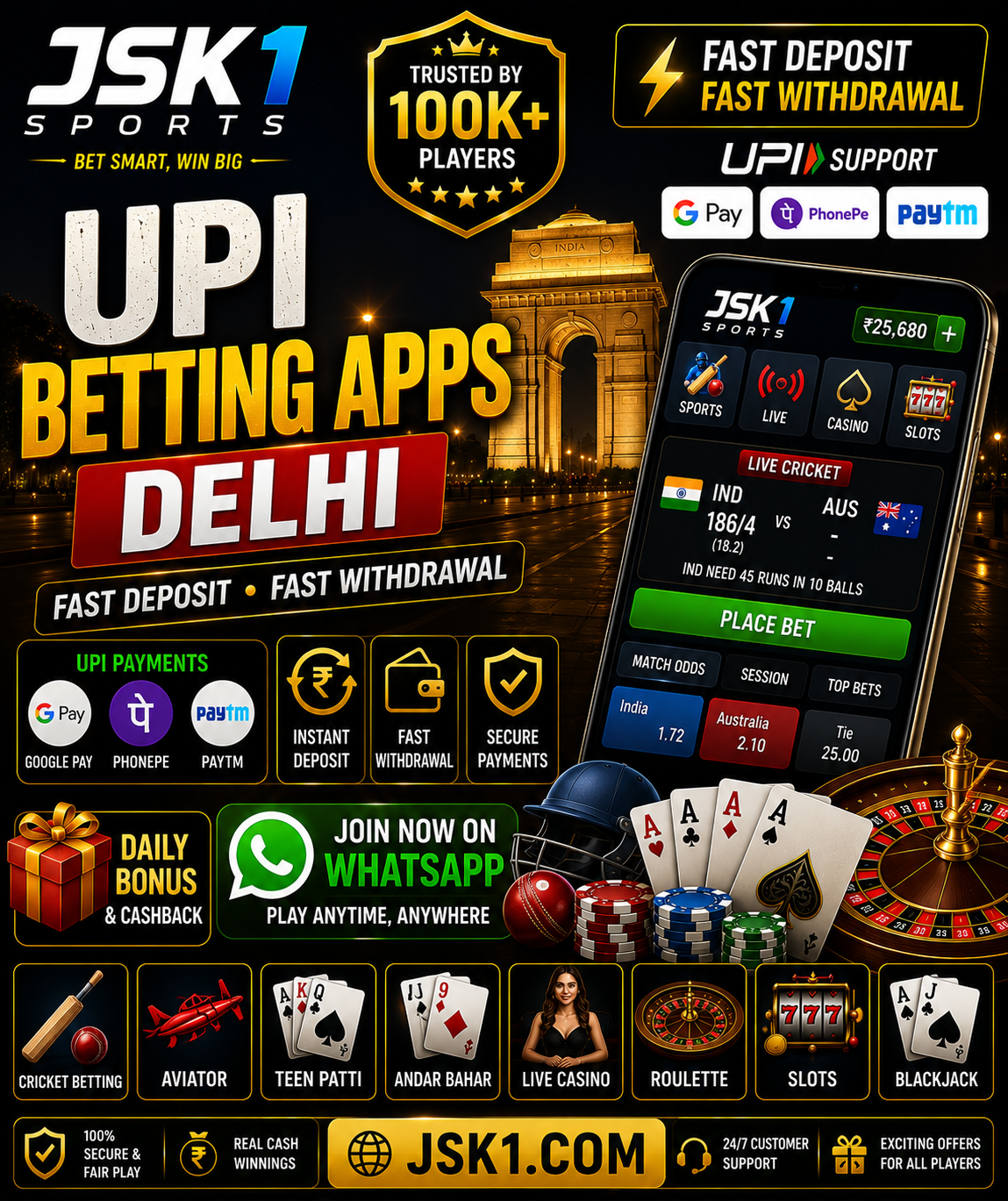 UPI Betting Apps Delhi
