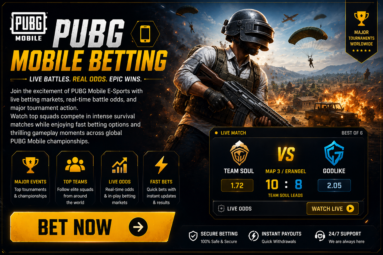 PUBG Mobile Betting
