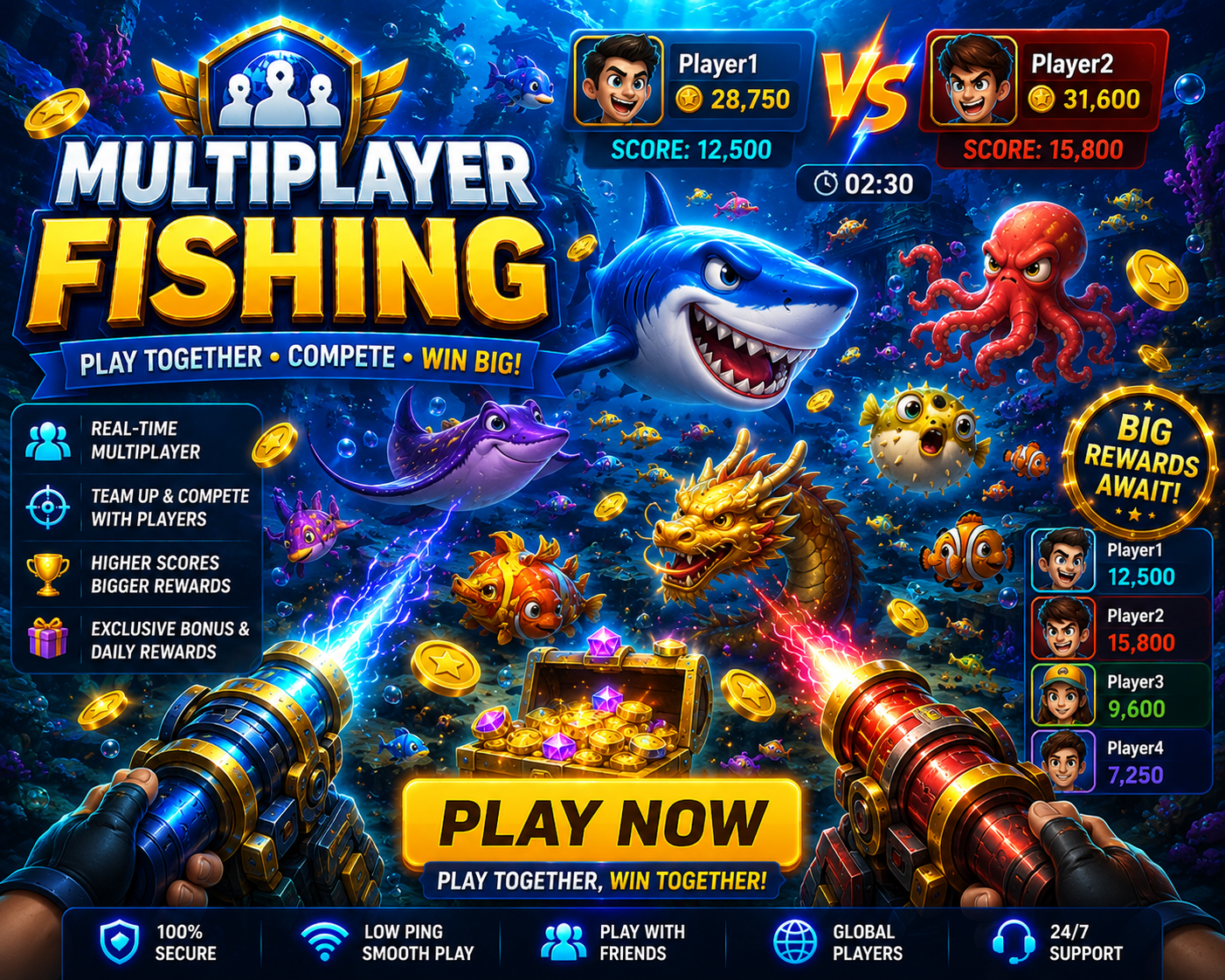 Multiplayer Fishing